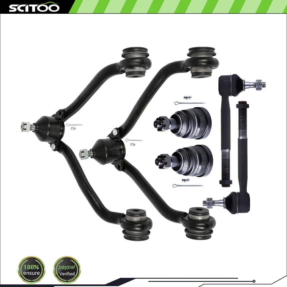 Set of 6 Control Arm Ball Joint Tie Rods for Chevrolet C1500 Suburban (1995–1999)