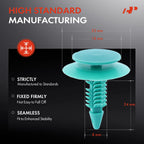 8mm Nylon Door Trim Panel Retainer Fastener for Chevy Buick Saturn (50-8)