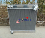 Aluminum Radiator for 3 Row Fit Jaguar E-Type XKE Series 1 4.2L I6 (1965-1967)
