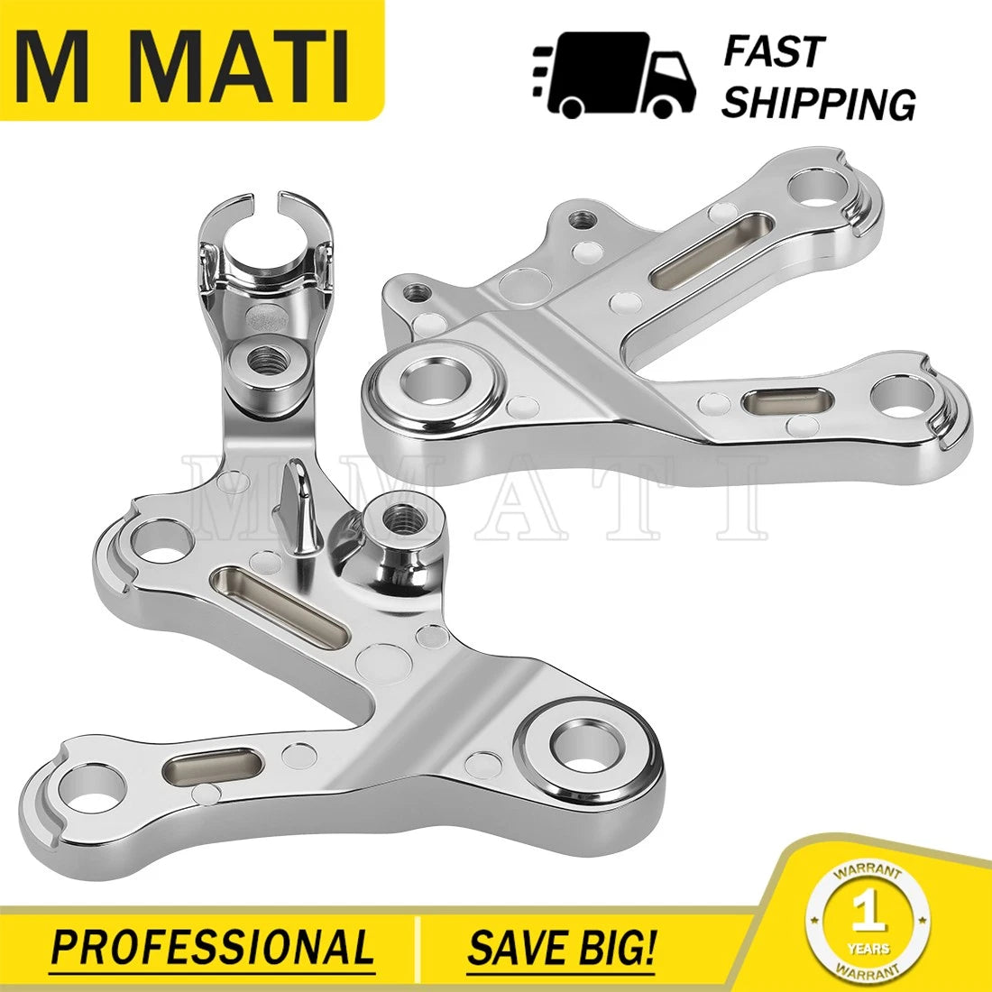 Foot Peg Bracket Set LH & RH for Kawasaki Ninja ZX6R ZX9R ZZR600 (1995–2008)