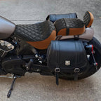 Driver & Passenger Seat w/ Backrest for Indian Scout Bobber (2018-2023)