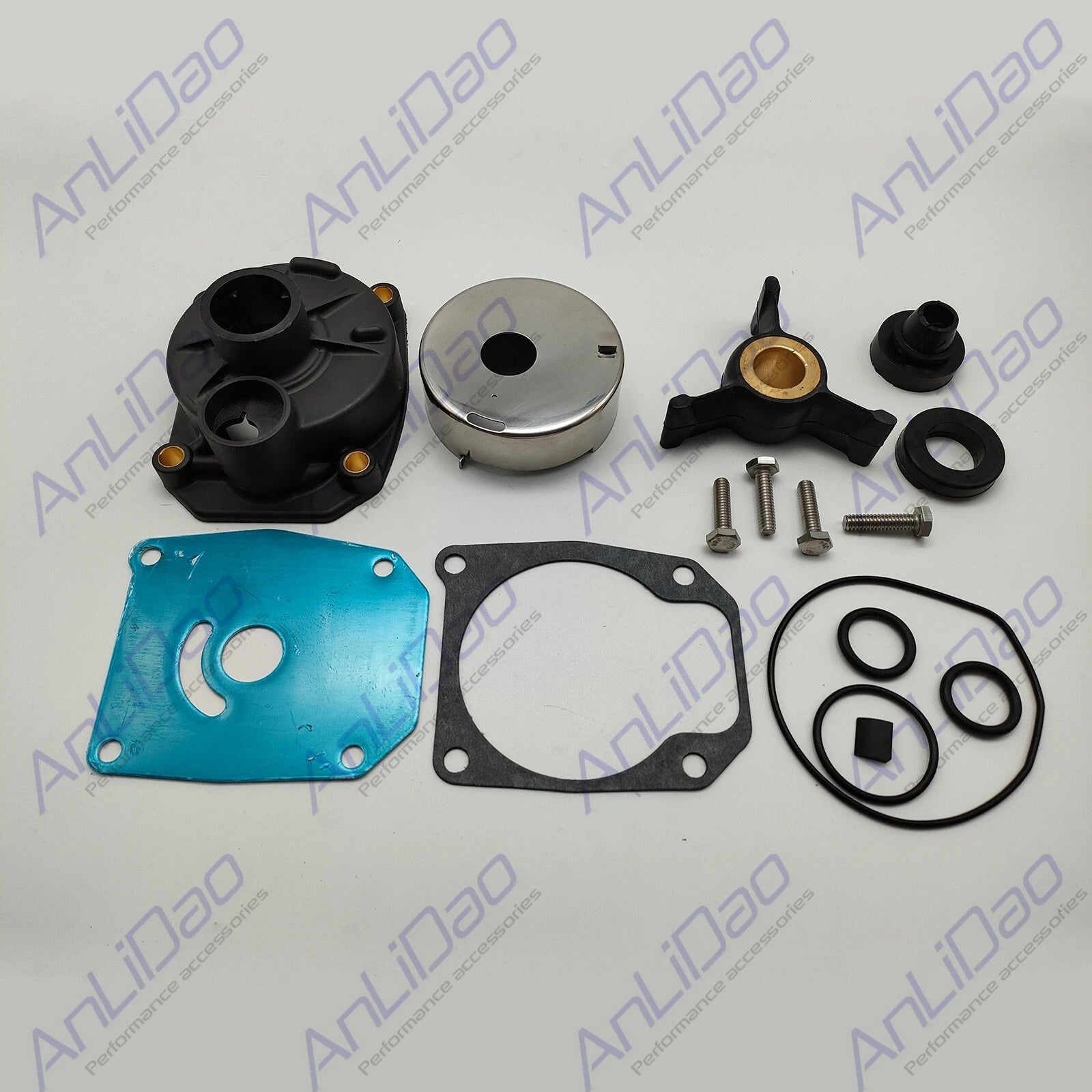 Water Pump Impeller Kit for Johnson Evinrude 40-50HP (438592, 433548, 433549)