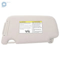 Passenger Sun Visors for Nissan Sentra (2013–2019) with Vanity Mirror, Light Gray