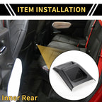 Central Armrest AC Vent Cover Trim for Chevy Colorado (2023–2024) Carbon Fiber