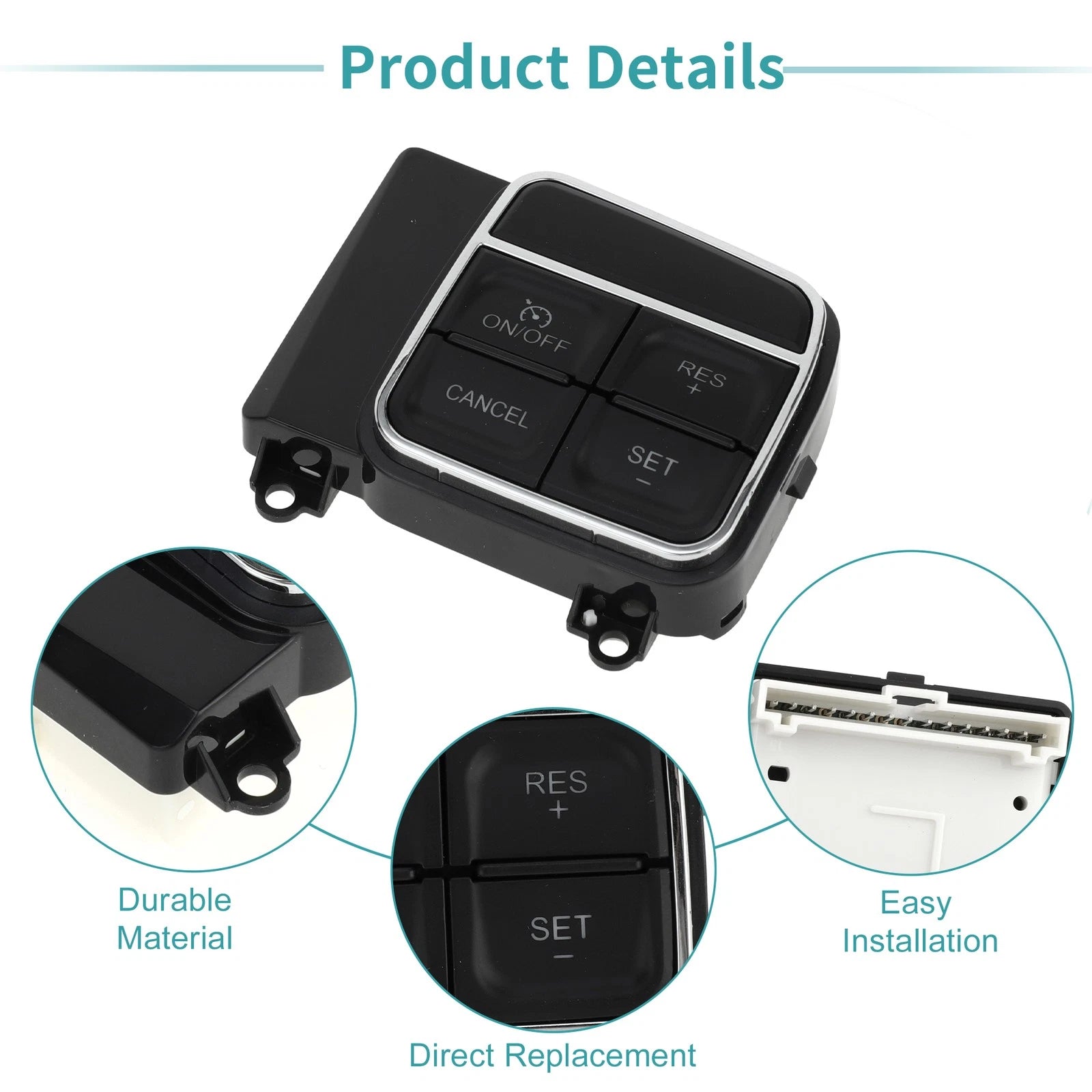 Cruise Control Switch Button for Dodge Dart (2013–2016) No. 68140288AA