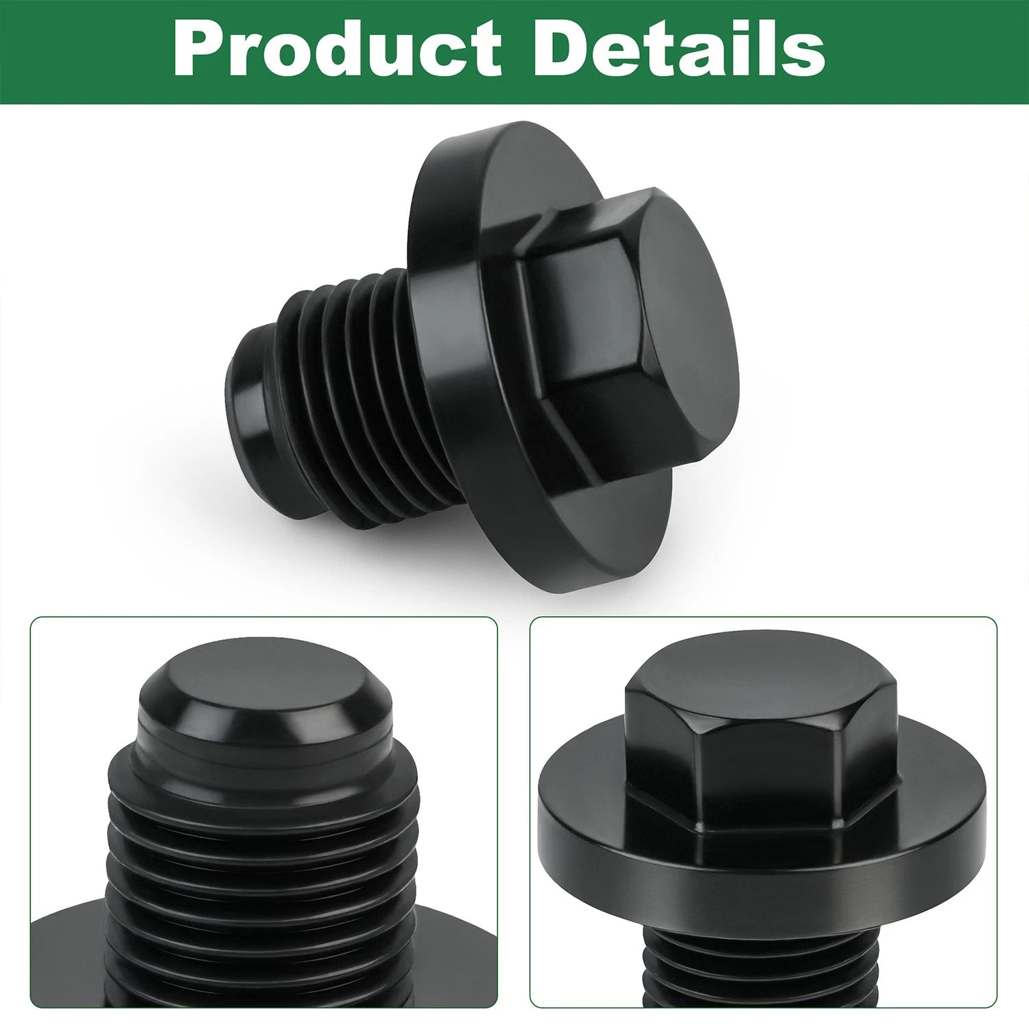 Coolant Drain Plug WL21-15-203 for Mazda CX-7, CX-9, 6 (2007–2012)
