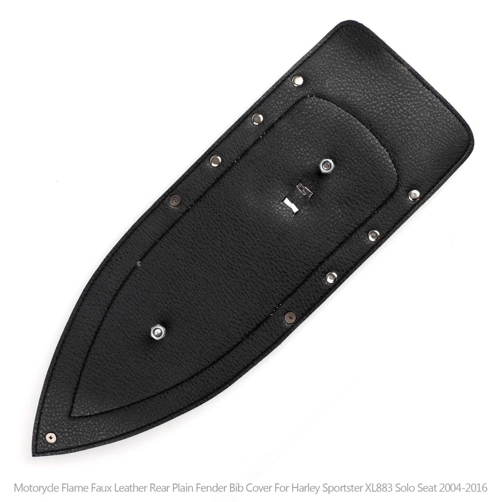 Leather Rear Fender Bib Tie for Harley Sportster XL883 (2004–2016)