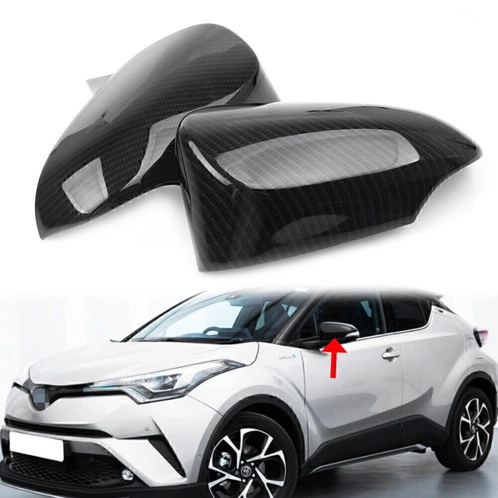 Set of 2 ABS Rear View Side Mirror Covers for Toyota C-HR (2016–2018)