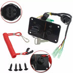Key Switch Assembly Panel 704-82570-12-00 for Yamaha Outboard (Single Engine)