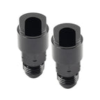 Black 6AN Male to 5/16" EFI Fuel Rail Adapter Fitting for Car Model