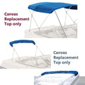 Bimini Top Boat Cover for 3 Bow (Fits 72"L 91"-96"W, 600D)