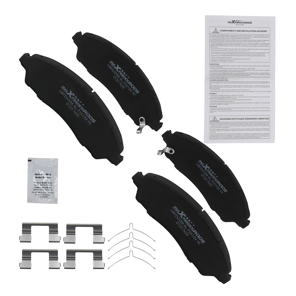 Front Brake Pads Set for Honda Pilot (2016–2022) Ridgeline (2017–2025) P1723 D1723