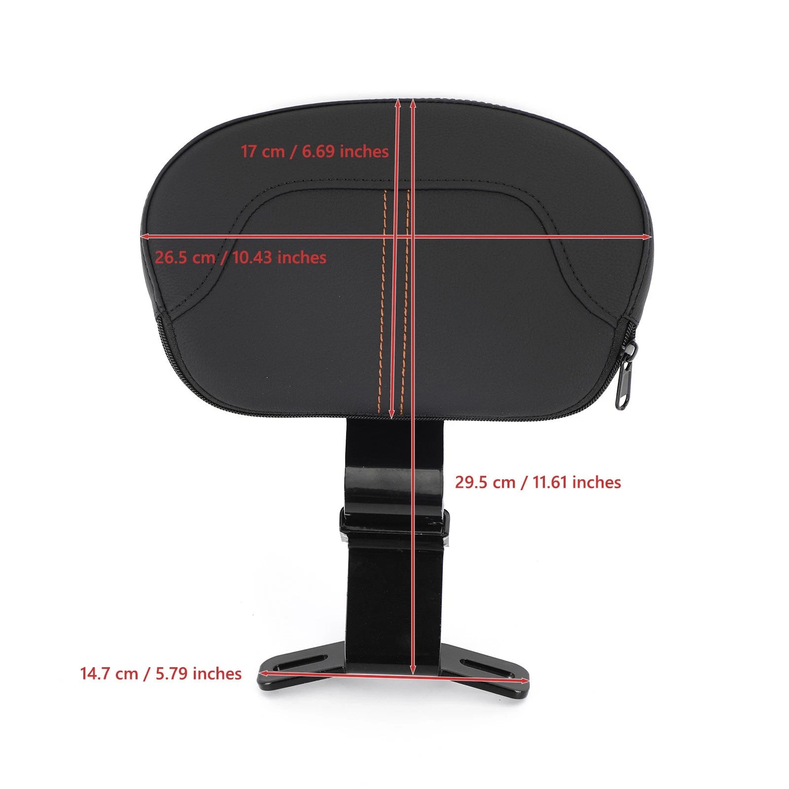 Driver Backrest Pad for Harley Touring CVO Street Glide Road King (2009–2021)