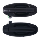 2pc Rear RH & LH Outer Door Handle Black for Hyundai Santa Fe SM (2000–2005)