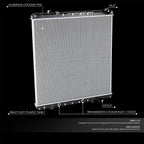 2-Row Aluminum Engine Cooling Radiator for Freightliner Classic/Cascadia (2008–2013)