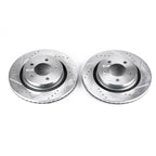 Set of 2 Brake Disc and Pad Kits for Chrysler 300 (2000–2004)