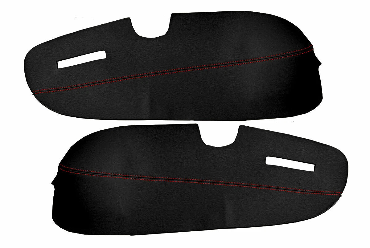 Armrest Door Panel Cover for Jeep Grand Cherokee (2011–2019) Red Stitch