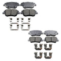 Set of 4 Akebono ProACT Ceramic Brake Pads for Kia Optima