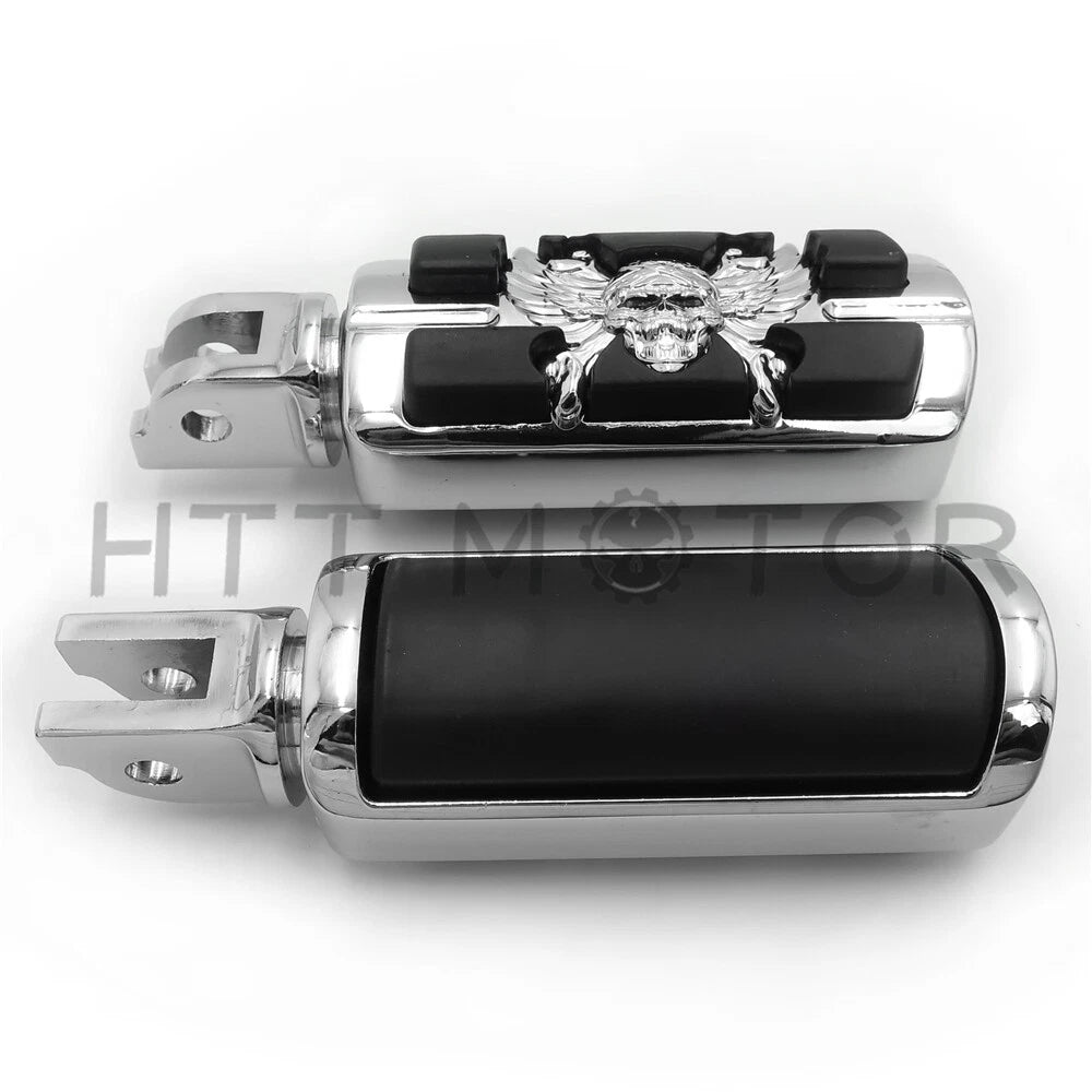 Footpegs for Harley Breakout FXBR / Breakout 114 (2018–2019) - Pirate Skull