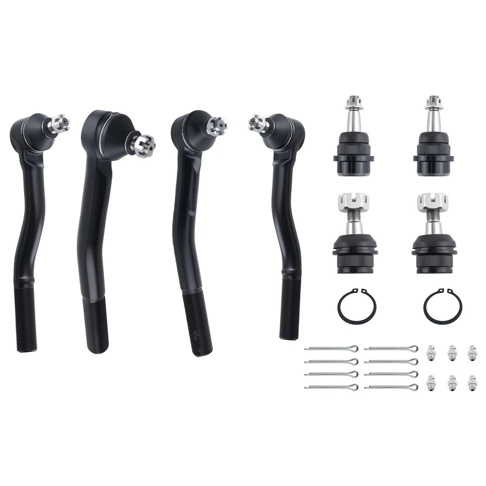 Front Upper & Lower Ball Joints Tie Rod Ends for Jeep Grand Cherokee (1999–2004)