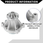 Water Pump for Mercury Mountaineer (2002–2010) No. 1L2Z8501BA, Rubber Ring Kit