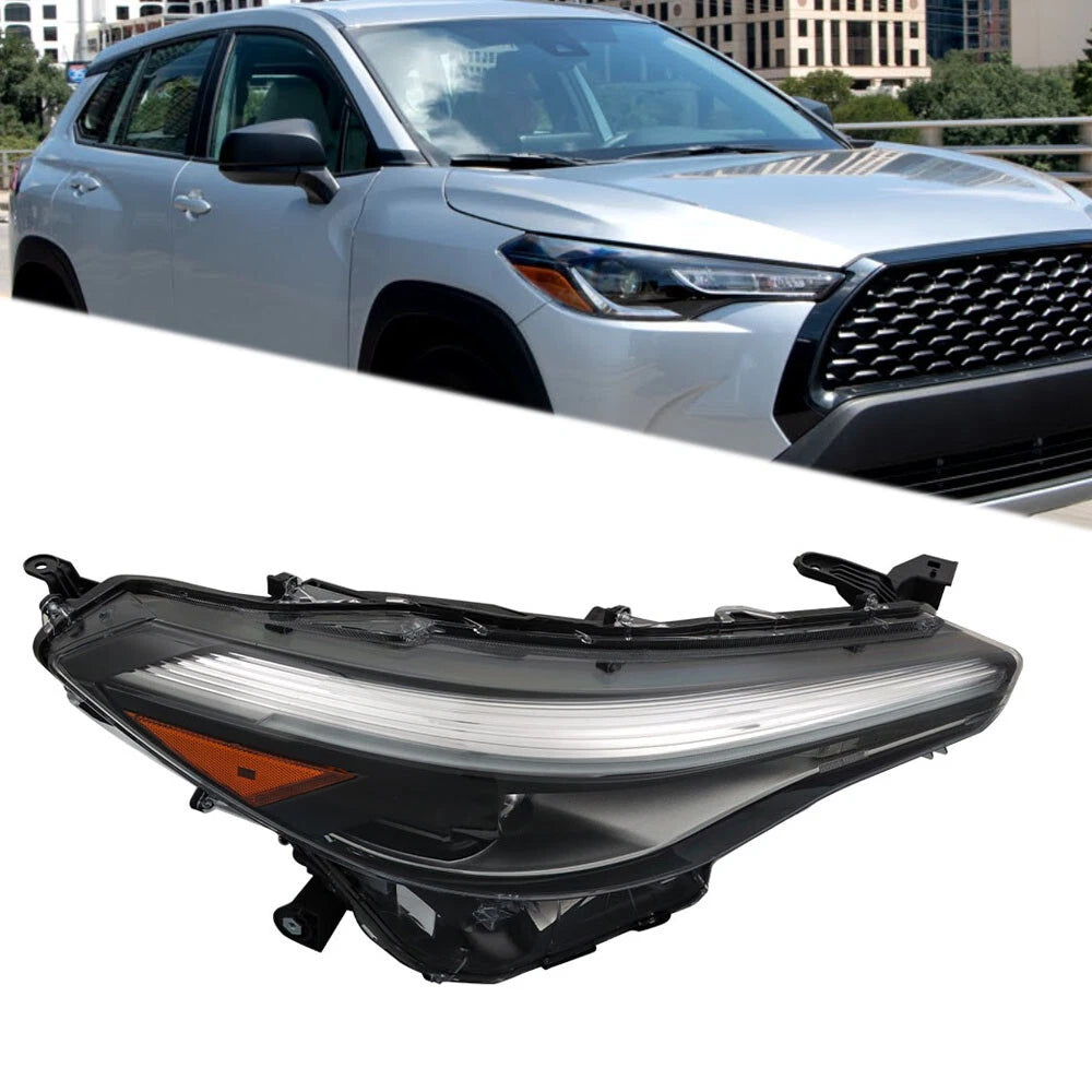 Headlight Replacement for Toyota Corolla Cross (2022–2023) LED Clear Lens