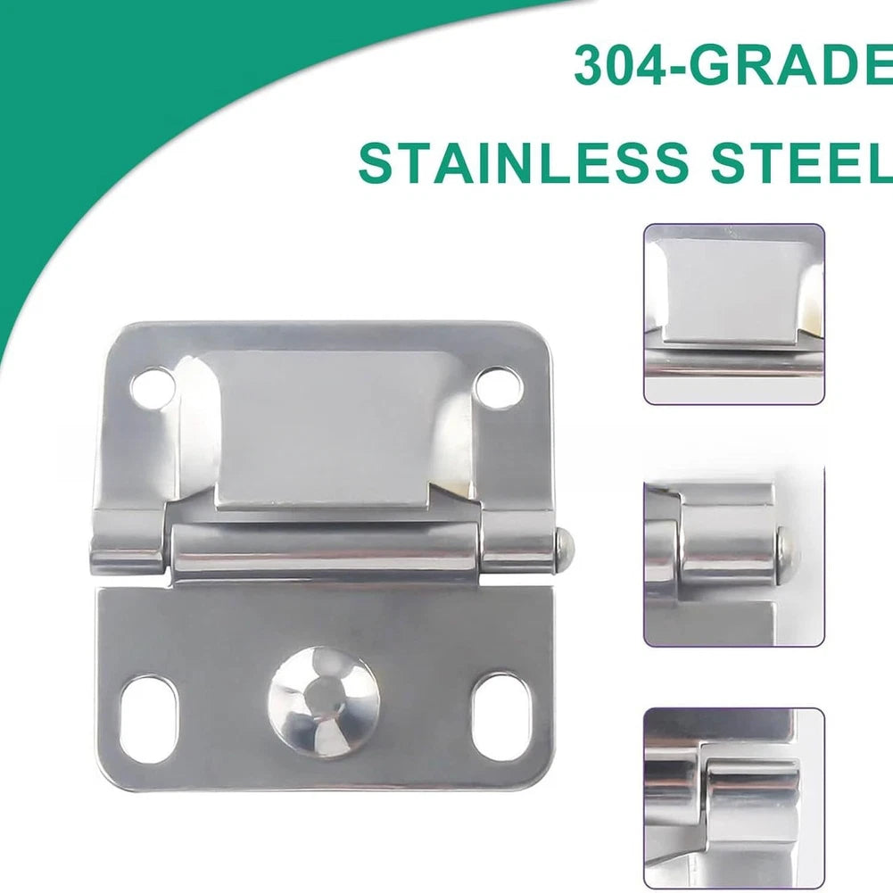 Stainless Steel Hinge Kit for Coleman Coolers (Camping, Boating)