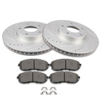Front Brake Rotors & Ceramic Pads for Nissan Altima (2002–2004) Infiniti I35