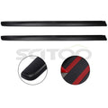 2X Bed Rail Caps for Chevrolet Silverado 1500 2500 HD (2001–2006) Black