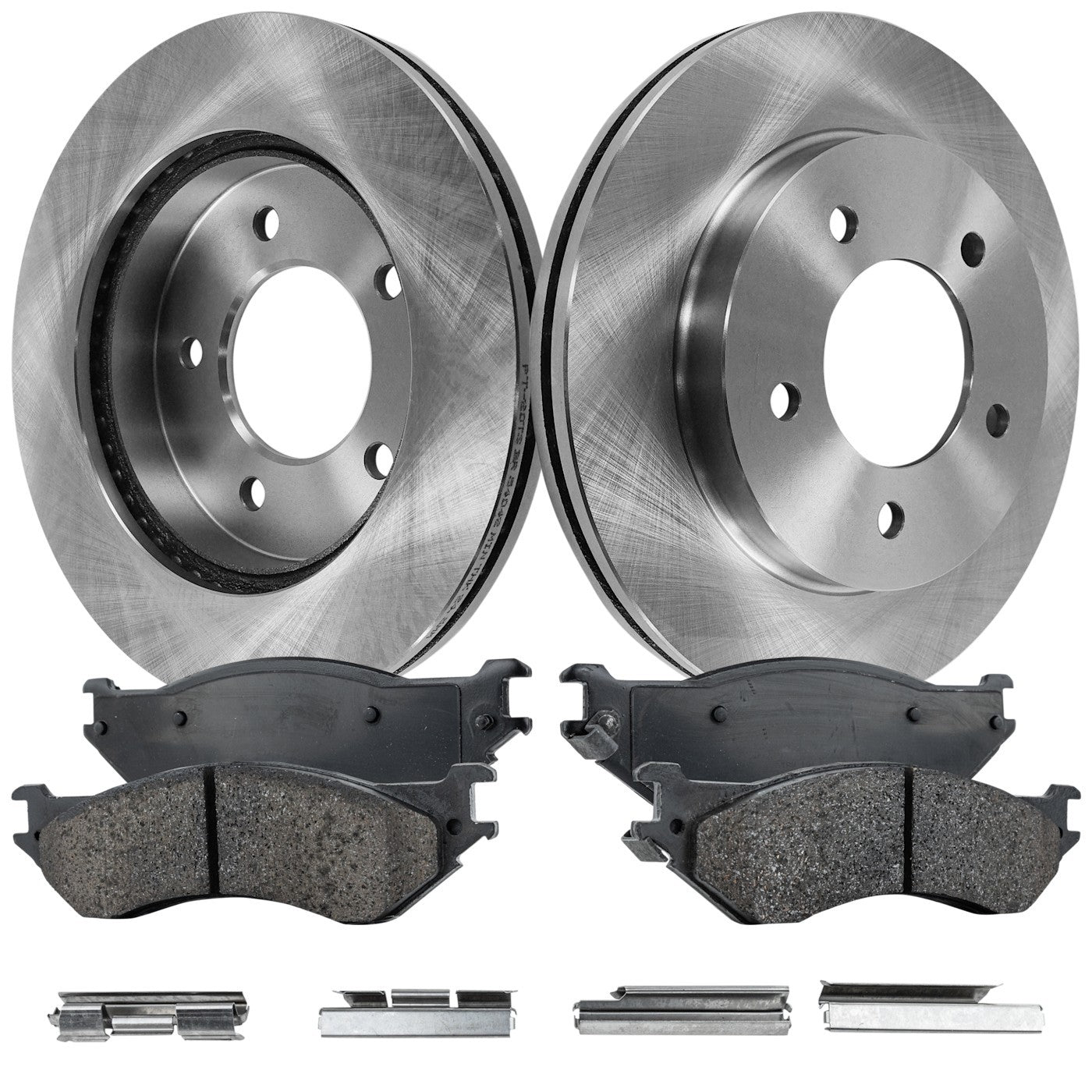 Brake Disc and Pad Kit for Ford F-150 (2000–2003) Front Left Right