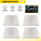 Set of 4 Cabin Air Filters for Kenworth T680 T800 T880 Peterbilt 567 579