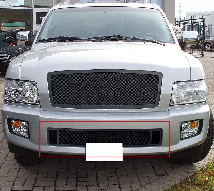 Black Mesh Grille Insert for Infiniti QX56 (2004-2010)