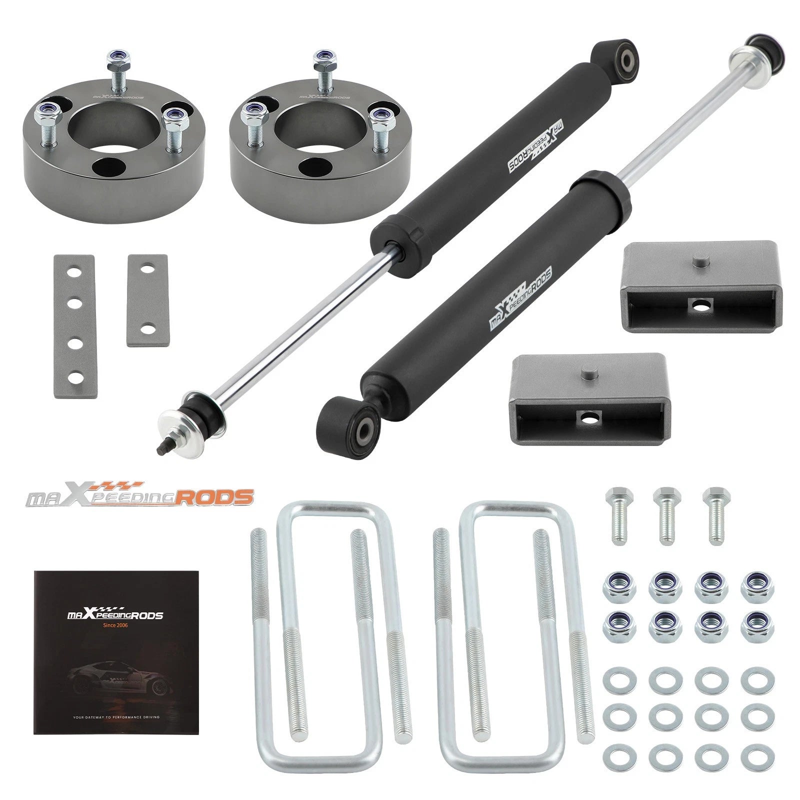 2.5" Suspension Lift Kit with Shocks for Toyota Tundra 2WD 4WD (2000–2006)