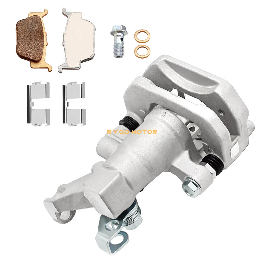 Rear Brake Caliper & Pads for Honda Pioneer 500 520 700 (2016–2023)