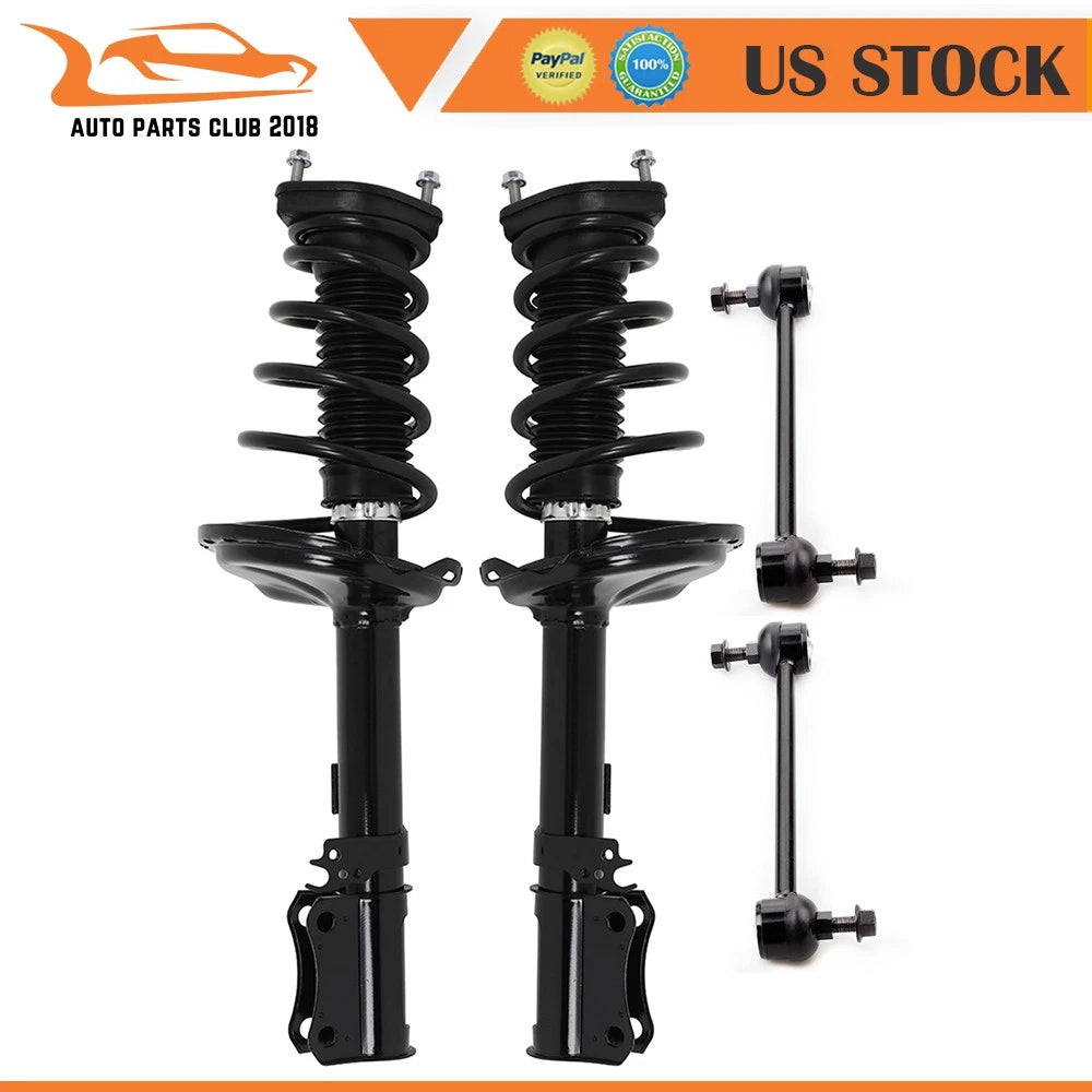 Rear Struts for Toyota Highlander, Lexus RX330, RX350 (FWD, w/Coil Spring, Sway Bar)