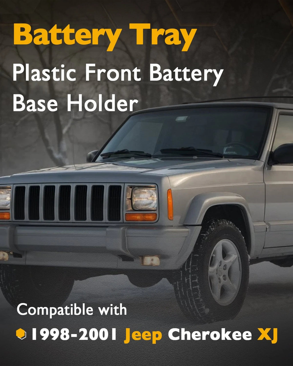 Battery Base Tray for Jeep XJ Cherokee (1998–2001) 55235819AA