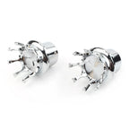 Front Axle Nut Cover Silver Bolt Cap for Harley XL 1200 Dyna Touring (2004-2023)