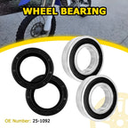 Front Wheel Bearing Seal Kit for Yamaha YZ125 YZ250 YZ450F (1998–2018) 25-1092 EXV