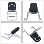 Passenger Backrest Sissy Bar with Luggage Rack for Honda Rebel 250 (1985–2016)