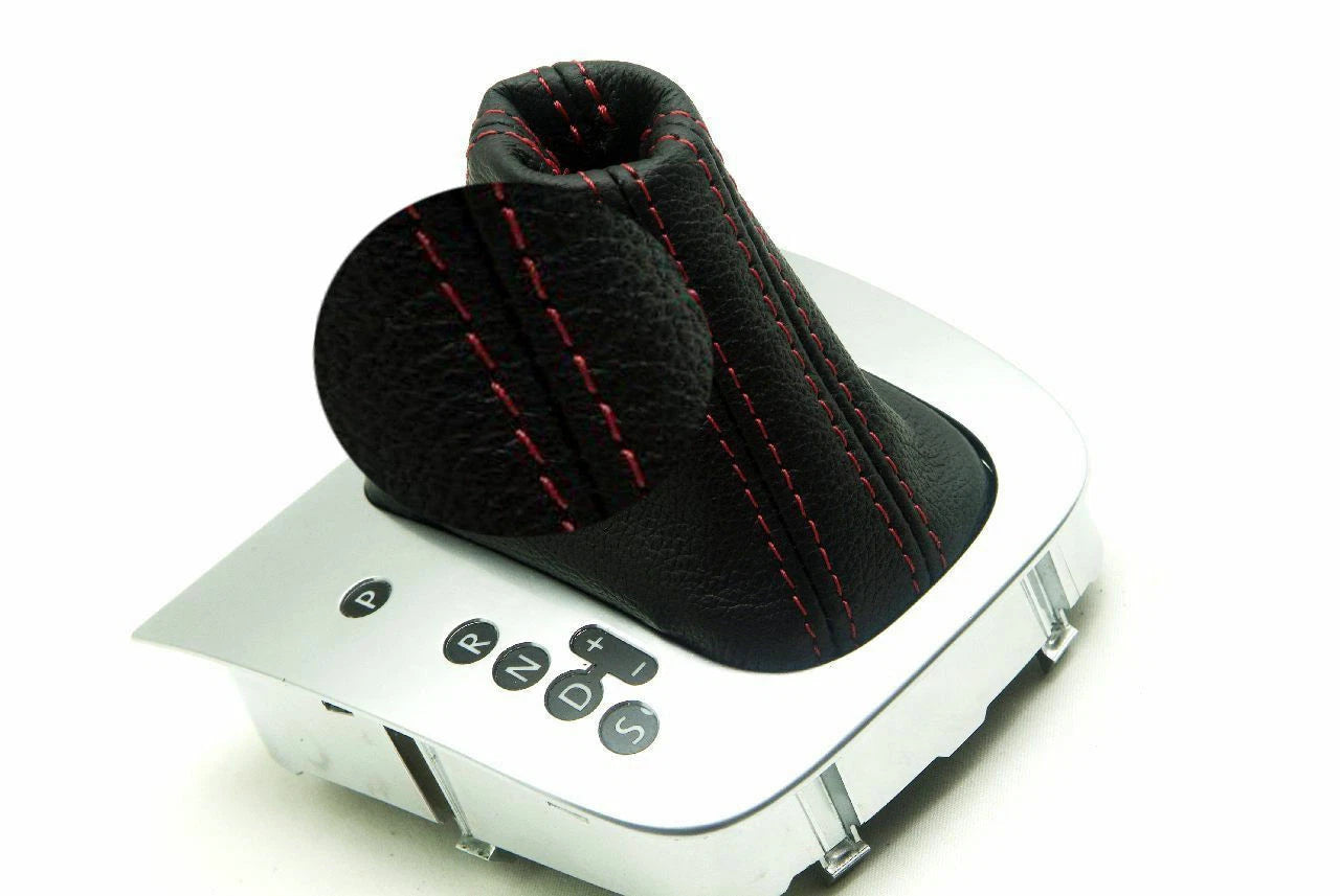 Automatic Shift Boot for VW Jetta Vento Bora (2005–2010) Red Stitch
