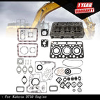 Complete Cylinder Head Assembly & Gasket Set for Kubota D750
