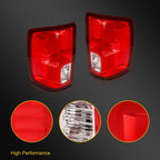 2X Rear Tail Lights for Chevrolet Silverado, GMC Sierra (2014–2019)