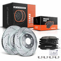 Front Drilled Brake Rotors & Ceramic Pads for Nissan Altima (2014–2019)