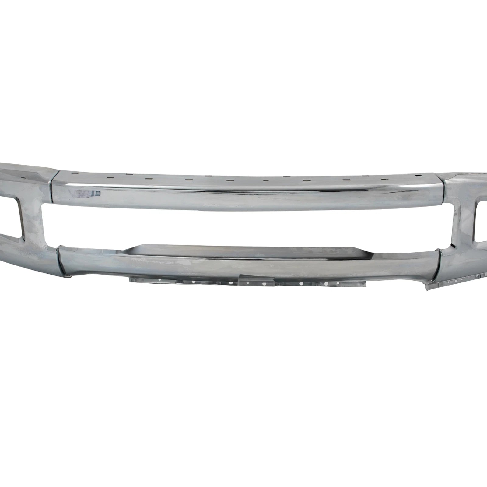 Chrome Front Bumper Face Bar with Fog Hole for Ford F250 F350 (2017–2019)