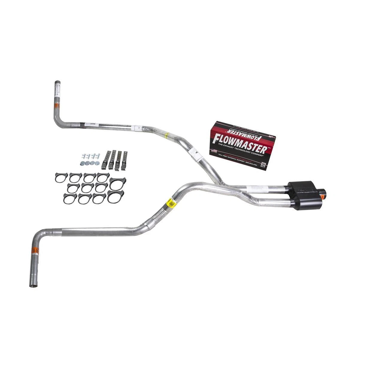 Dual Exhaust System for F150 (2007-2013) - 2.5" Flowmaster Super 10 Side Exit