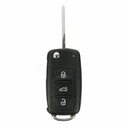 Car Key 3 Buttons 434MHz ABS Black Battery Remote Key for Car