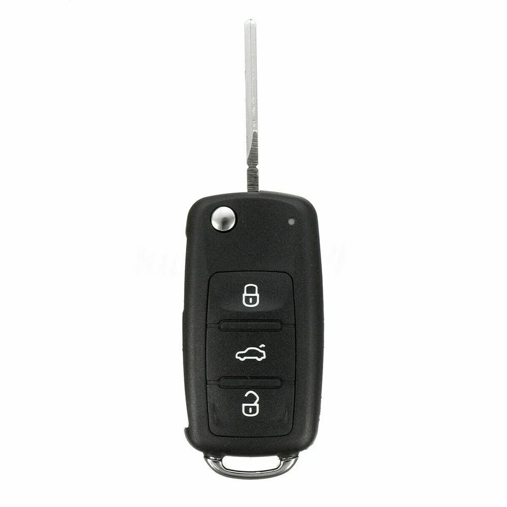 Car Key 3 Buttons 434MHz ABS Black Battery Remote Key for Car