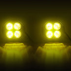 2X LED Fog Lights Amber for Toyota Tacoma 4Runner Tundra (2010–2023)