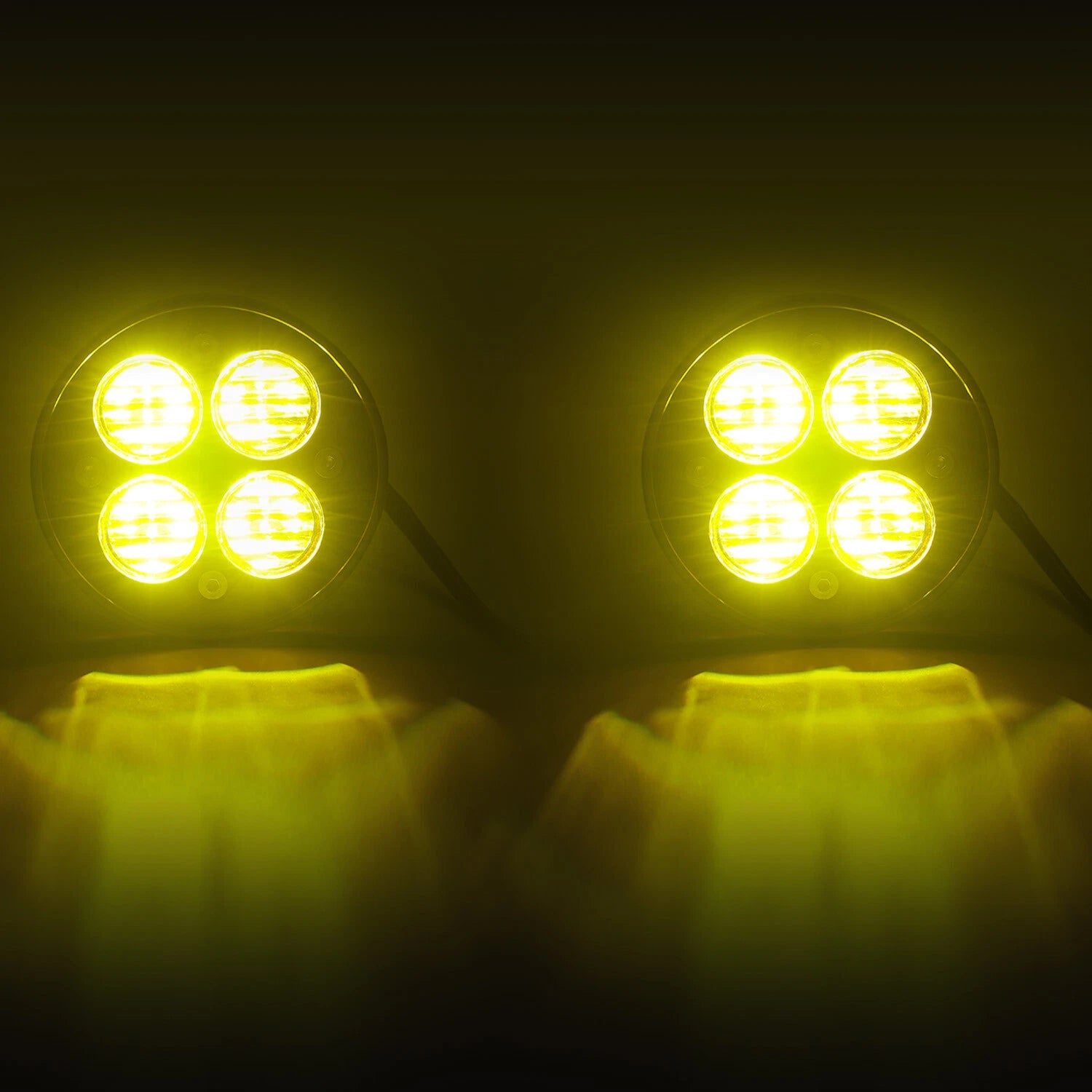 2X LED Fog Lights Amber for Toyota Tacoma 4Runner Tundra (2010–2023)