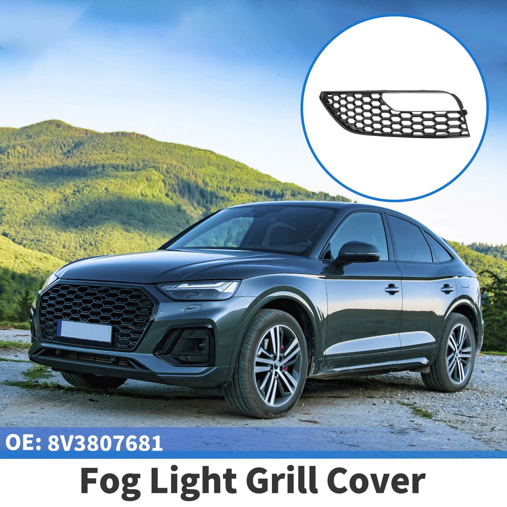 1pc Fog Light Grill for Audi A3 (2012–2016) No. 8V3807681 Black